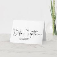 Herzlichen Glückwunsch Hochzeit New Weds Braut und