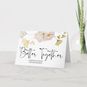 Herzlichen Glückwunsch Hochzeit New Weds Braut und Karte