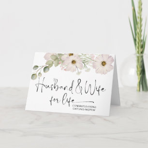 Herzlichen Glückwunsch Hochzeit New Weds Braut und Karte