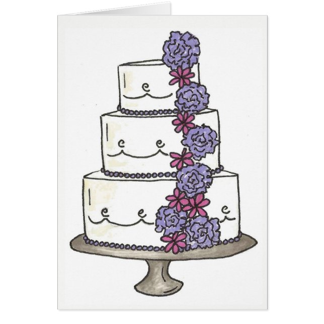 Herzlichen Glückwunsch Hochzeitstag Blumenkuchen (Vorne)