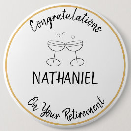 Herzlichen Glückwunsch Individuelle Name Keepake Button