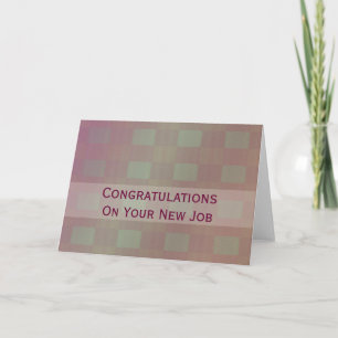 Herzlichen Glückwunsch Job pastel maul Karte