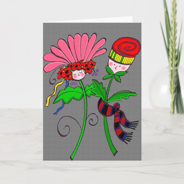 Herzlichen Glückwunsch! Karte (Vorderseite)