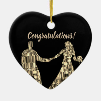 Herzlichen Glückwunsch Keramik Ornament