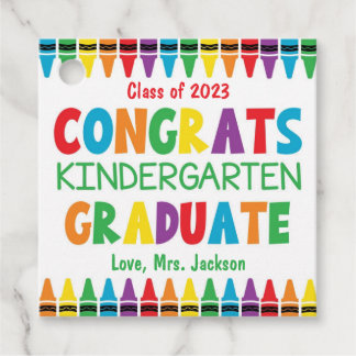 Herzlichen Glückwunsch Kindergarten Graduate Geschenkanhänger