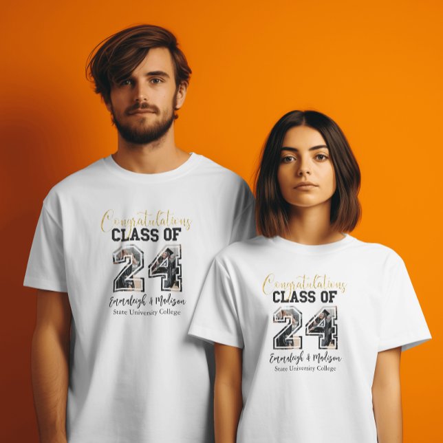 Herzlichen Glückwunsch Klasse der besten Foto 2024 T-Shirt (Von Creator hochgeladen)