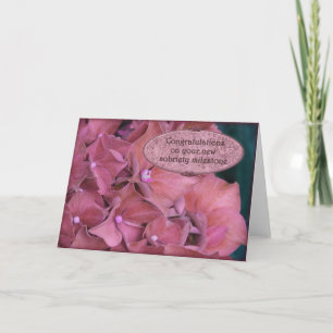 Herzlichen Glückwunsch Meilenstein Sobriety Erholu Karte