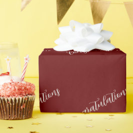 Herzlichen Glückwunsch Minimalistisch Moderne Kall Geschenkpapier
