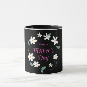 Herzlichen Glückwunsch Mutter Tag Blumengestalt Tasse