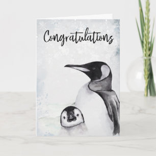Herzlichen Glückwunsch Neue Baby Mama Pinguin Wint Karte