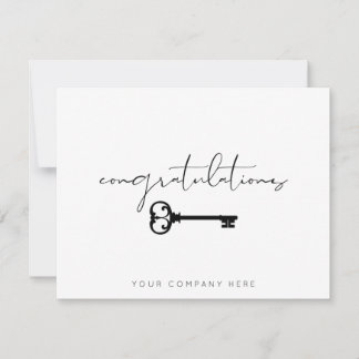 Herzlichen Glückwunsch Neue Zuhause Real Anwesen Karte