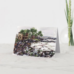 Herzlichen Glückwunsch neues Strandhaus Oahu Hawai Karte