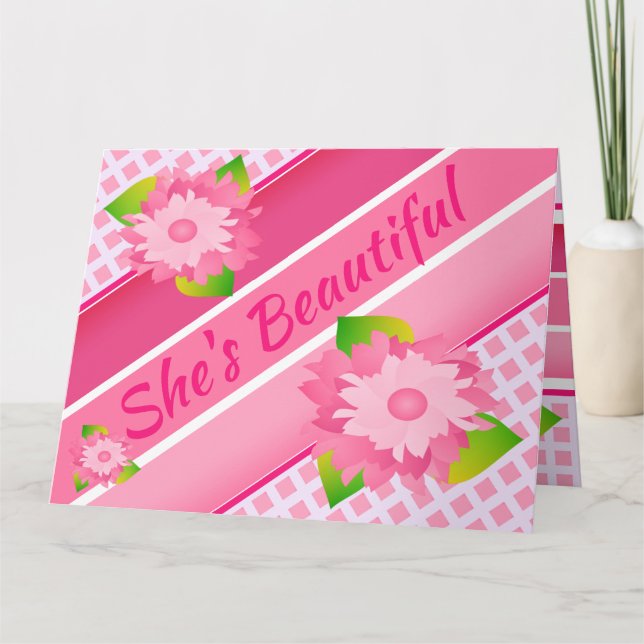 Herzlichen Glückwunsch New Baby Karte (Vorderseite)