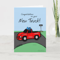 Herzlichen Glückwunsch New Truck Whimsical