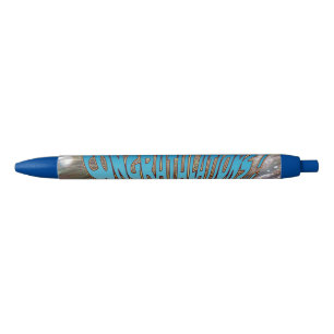 Herzlichen Glückwunsch Peacock Blue Abschluss Pen Kugelschreiber