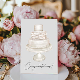 Herzlichen Glückwunsch Pearl Wedding Cake Karte