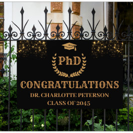 Herzlichen Glückwunsch PhD Graduate Banner