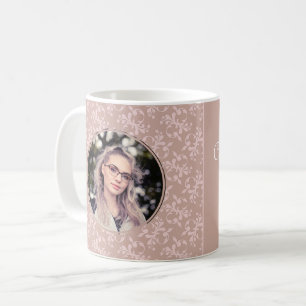 Herzlichen Glückwunsch Pink Rococo Abschlussfoto Kaffeetasse