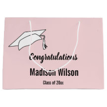 Herzlichen Glückwunsch Pink und Schwarzer Abschlus