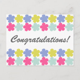 Herzlichen Glückwunsch! Postkarte