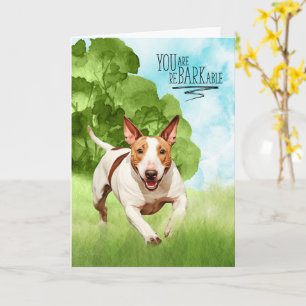 Herzlichen Glückwunsch reBARKable Bull Terrier Hun Karte