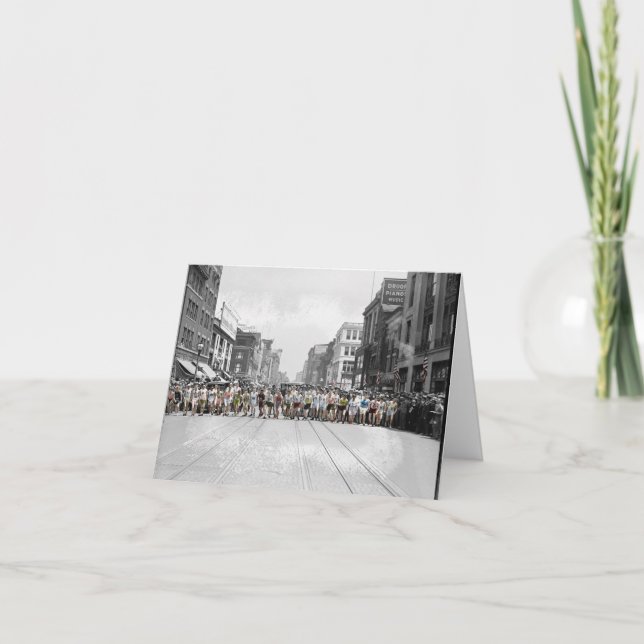 Herzlichen Glückwunsch Runner Karte (Vorderseite)