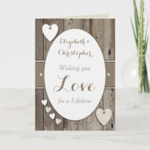 Herzlichen Glückwunsch Rustic Hochzeitstag weiß