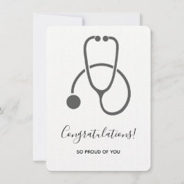 Herzlichen Glückwunsch Stilvolle Graue Steth Grad  Einladung