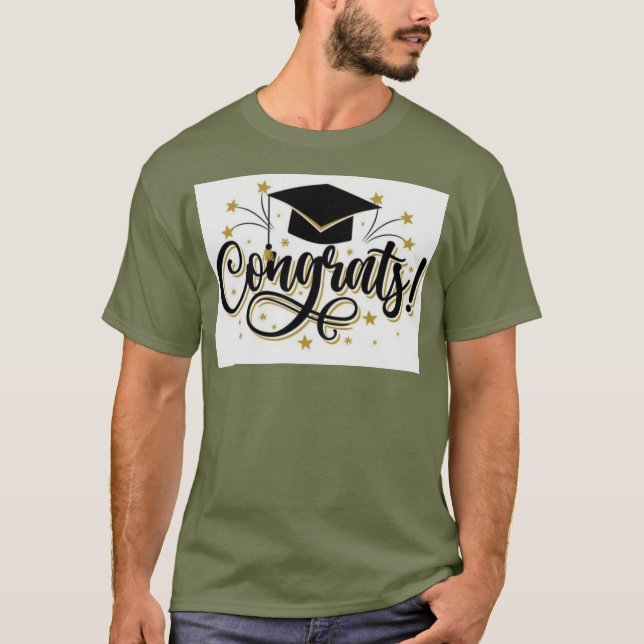 Herzlichen Glückwunsch Style T-Shirt (Vorderseite)
