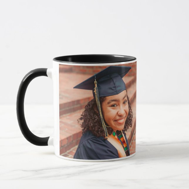 Herzlichen Glückwunsch Template Foto Graduate Absc Tasse (Links)