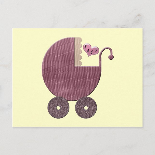 Herzlichen Glückwunsch und neue Girl-Grußkarten fü Postkarte (Vorderseite)