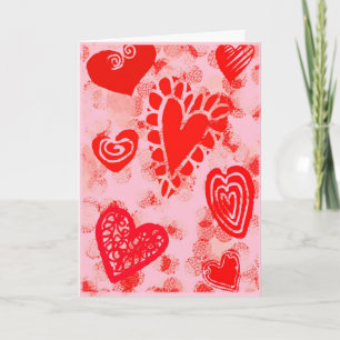 Herzlichen Glückwunsch Valentinstag Feiertagskarte