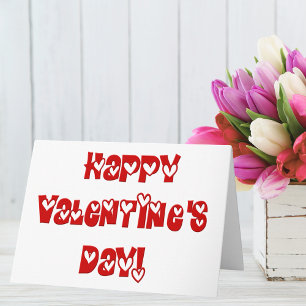 Herzlichen Glückwunsch Valentinstag Feiertagskarte