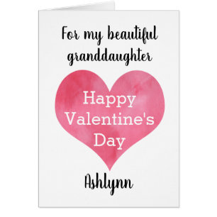 Herzlichen Glückwunsch Valentinstag Großtochter