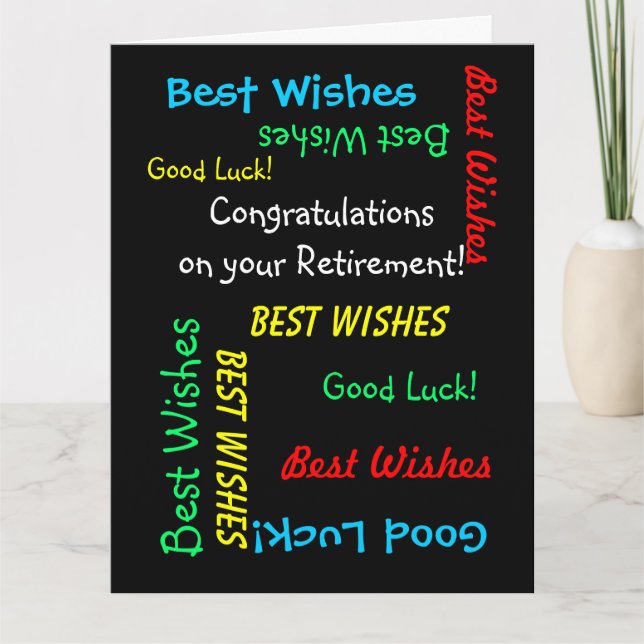 Herzlichen Glückwunsch von uns allen, JUMBO Karte (Vorderseite)