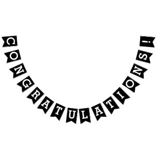 Herzlichen Glückwunsch! Wimpelkette