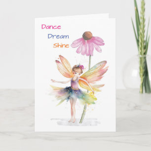 Herzlichen Glückwunsch zu Ballet Dance Fairy Balle Karte