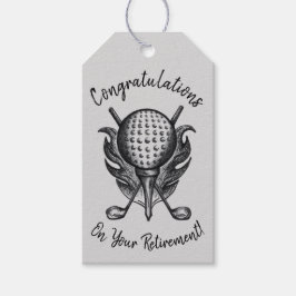 Herzlichen Glückwunsch zu den Rentirement Golf Bal Geschenkanhänger