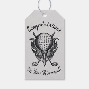 Herzlichen Glückwunsch zu den Rentirement Golf Bal Geschenkanhänger