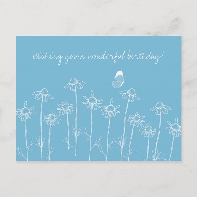 Herzlichen Glückwunsch zu den wunderbaren Geburtst Postkarte (Vorderseite)