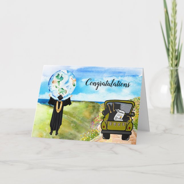 Herzlichen Glückwunsch zu Ihrem Abschluss Karte (Vorderseite)