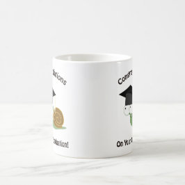 Herzlichen Glückwunsch zu Ihrem Abschluss Schnecke Tasse