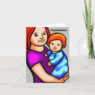 Herzlichen Glückwunsch zu Ihrem Baby! Karte
