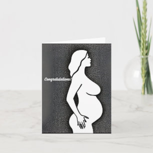 Herzlichen Glückwunsch zu Ihrem Bump! Karte