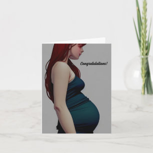 Herzlichen Glückwunsch zu Ihrem Bump! Karte