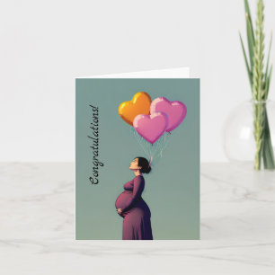 Herzlichen Glückwunsch zu Ihrem Bump! Karte