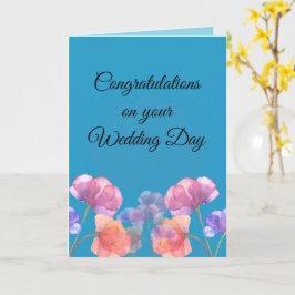 Herzlichen Glückwunsch zu Ihrem Hochzeitstag Karte