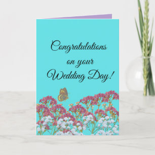 Herzlichen Glückwunsch zu Ihrem Hochzeitstag Karte