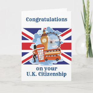 Herzlichen Glückwunsch zu Ihrem Londoner Geschenk  Karte