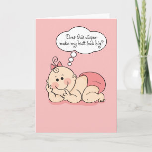 Herzlichen Glückwunsch zu Ihrem neuen Baby Diva Karte